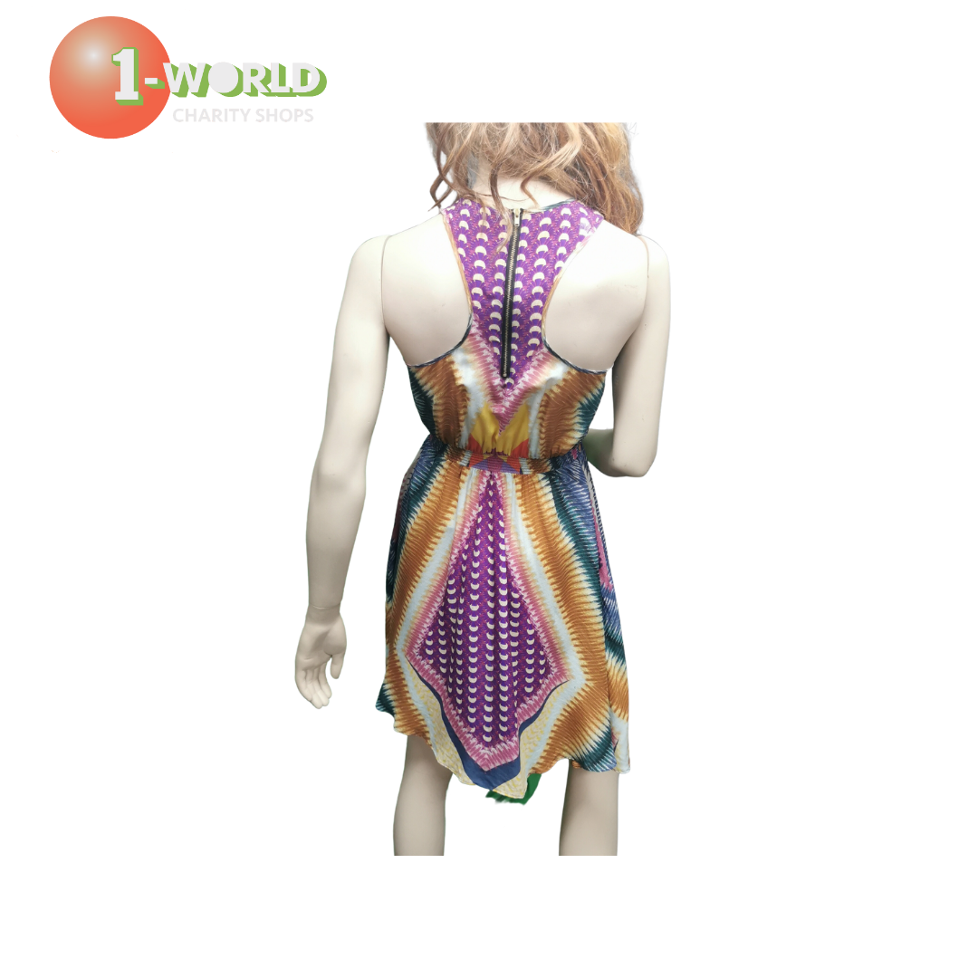 Warehouse Silk Dress - Size 10