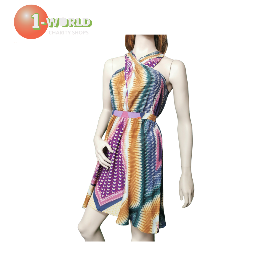 Warehouse Silk Dress - Size 10