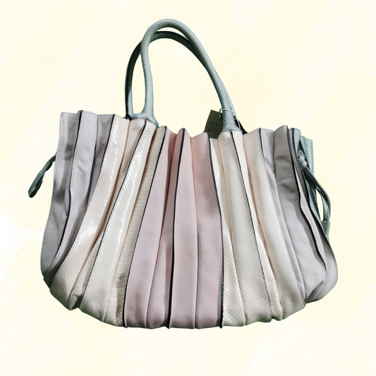 Lupo - Leather Tote Bag - Large - Pink