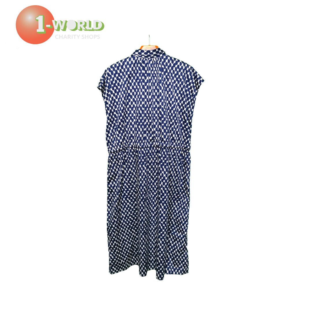 Trenery 100% Cotton Shift Dress - Size 18