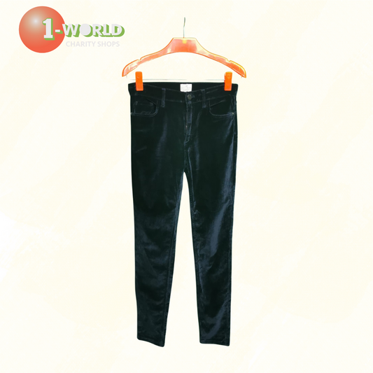 French Connection Velvet Pants - 10 Blue