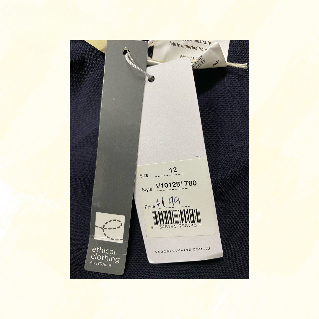 Veronika Maine Wrap Long Skirt - Navy 12