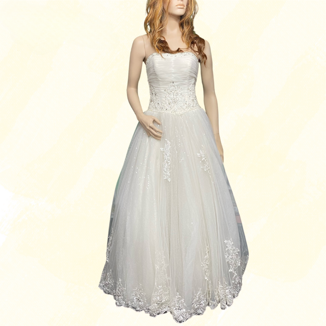 Wendy Makin Wedding Dress - RRP $3520 - Ivory - 10
