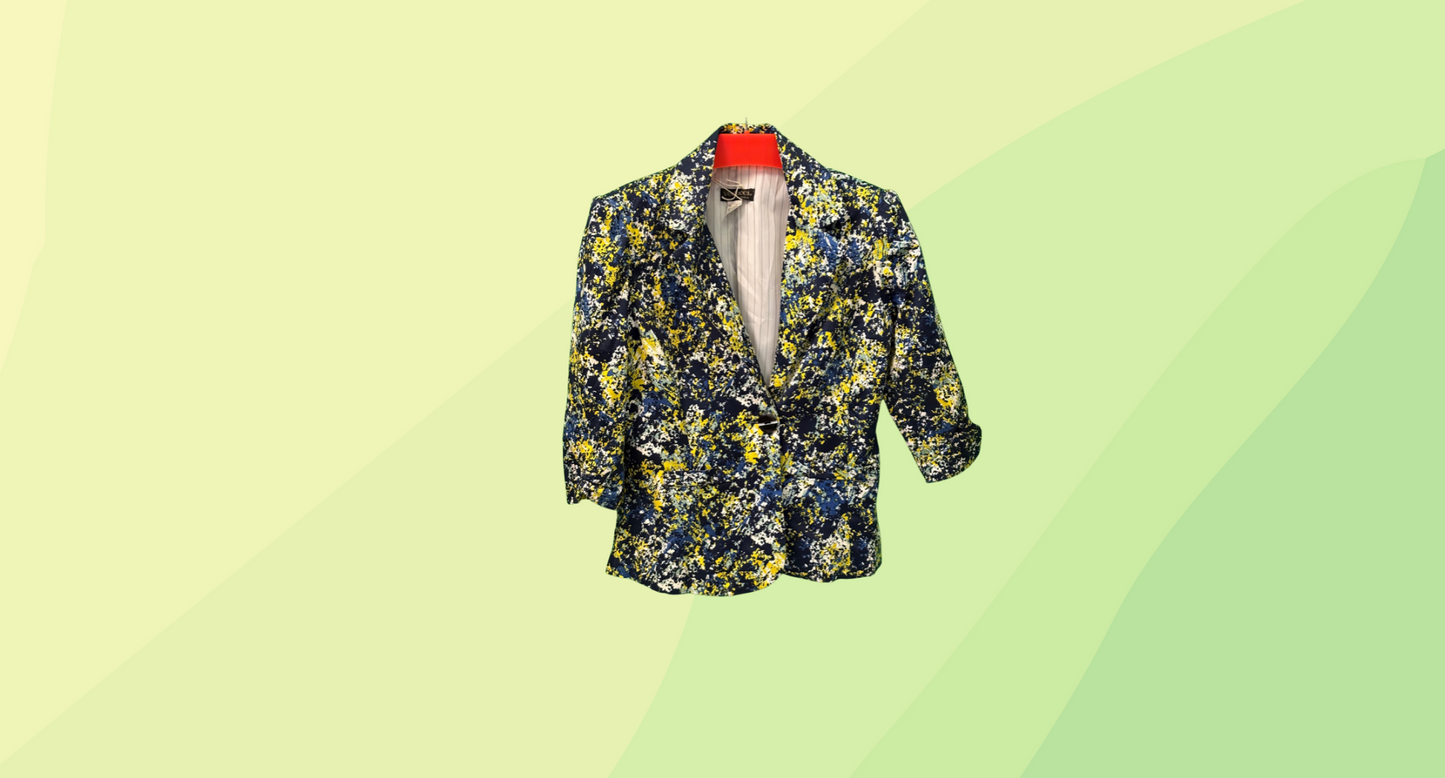 Veducci Blazer - Size 12 - Blue/Green