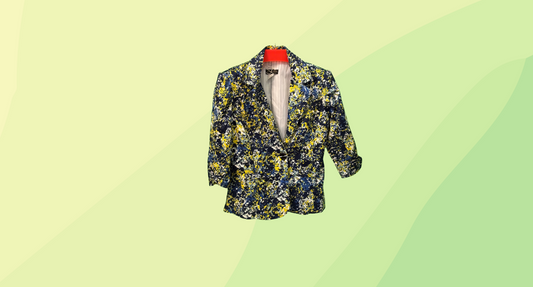 Veducci Blazer - Size 12 - Blue/Green