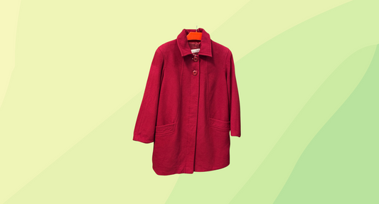 Fella Hamilton Wool Coat - 14 - Cherry Red