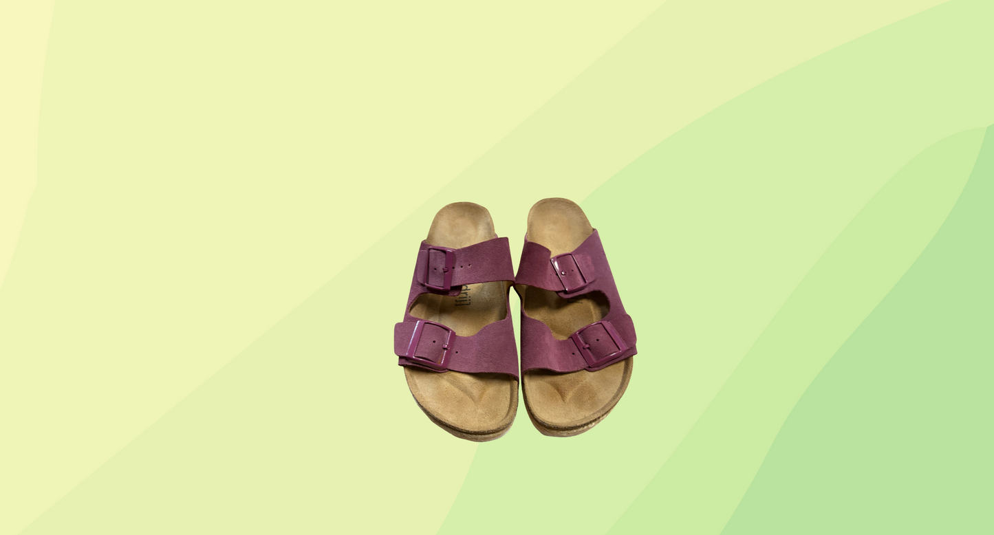 Espadrij l'orignale Ami Velour Sandal - Size 39 - Plum
