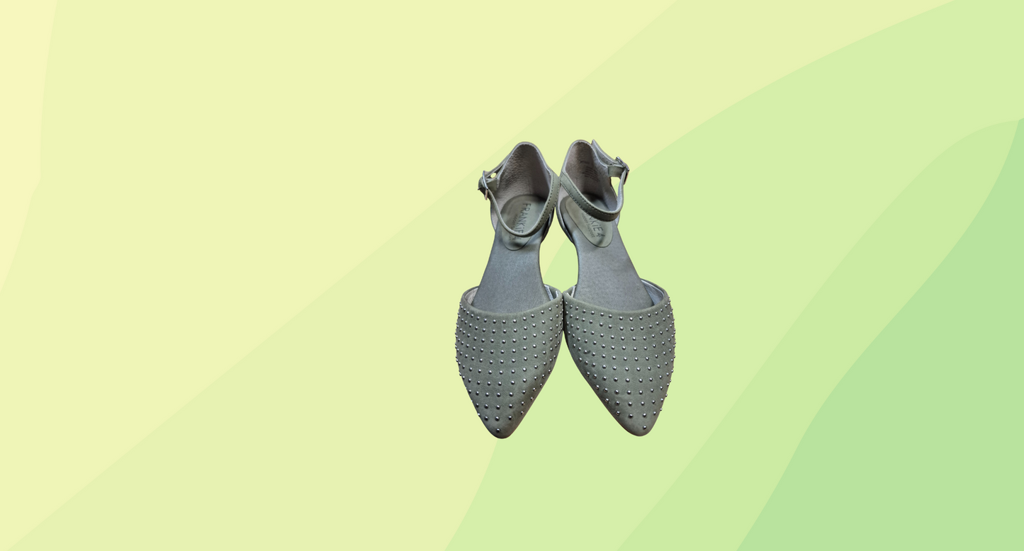 Frankie4 Ainsley Studded Flats - Size 7.5 - Green