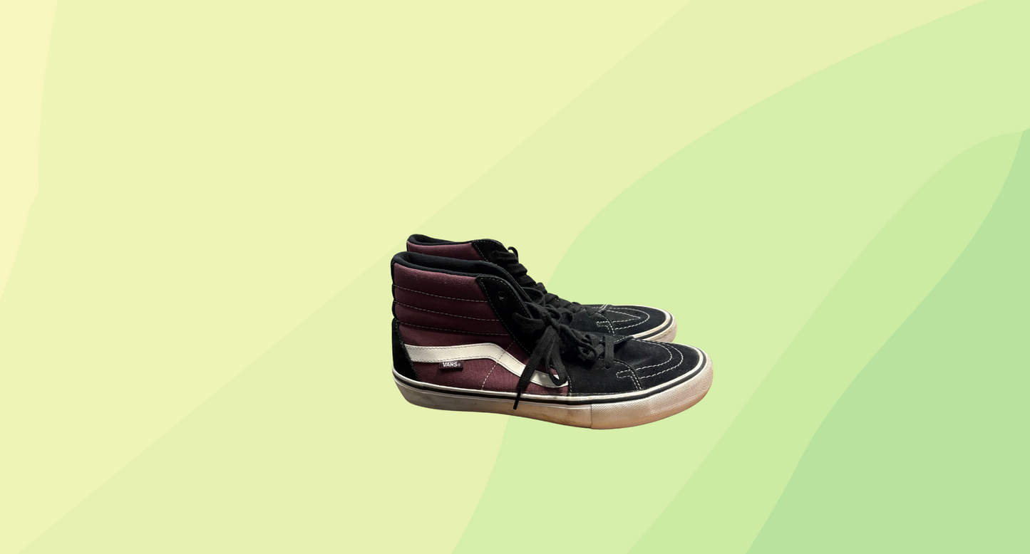 Vans SK8-Hi Pro Sneaker - US M11 - Purple/Black
