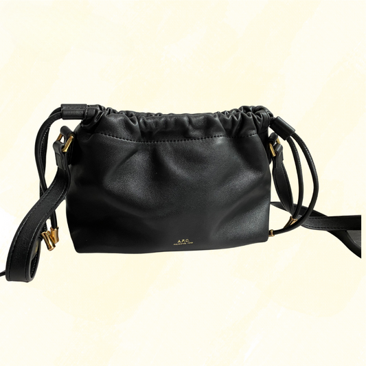 A.P.C Ninon Shoulder Mini Bag - Black