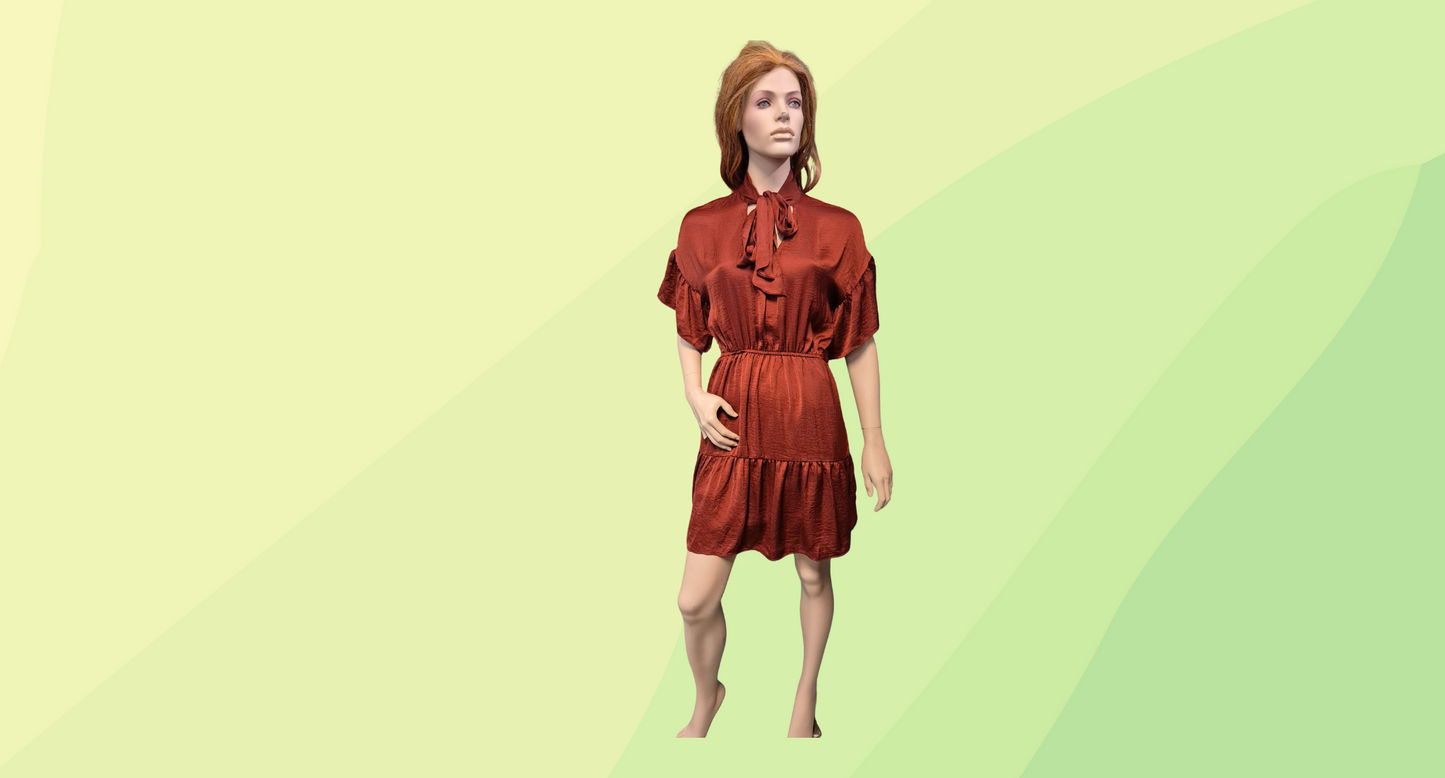 Oxford Boston Spice Dress - Size 10 - Spice