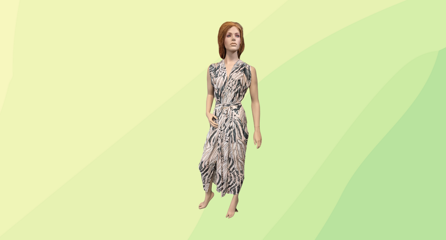 Sheike Dress - Size 10 - Leopard Print