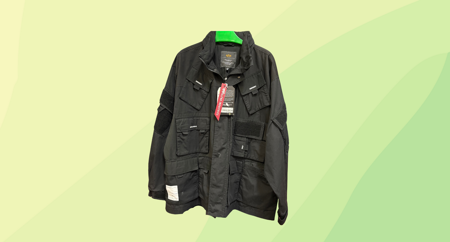 Alpha Industries Utility Jacket RRP $2999 - M - Black
