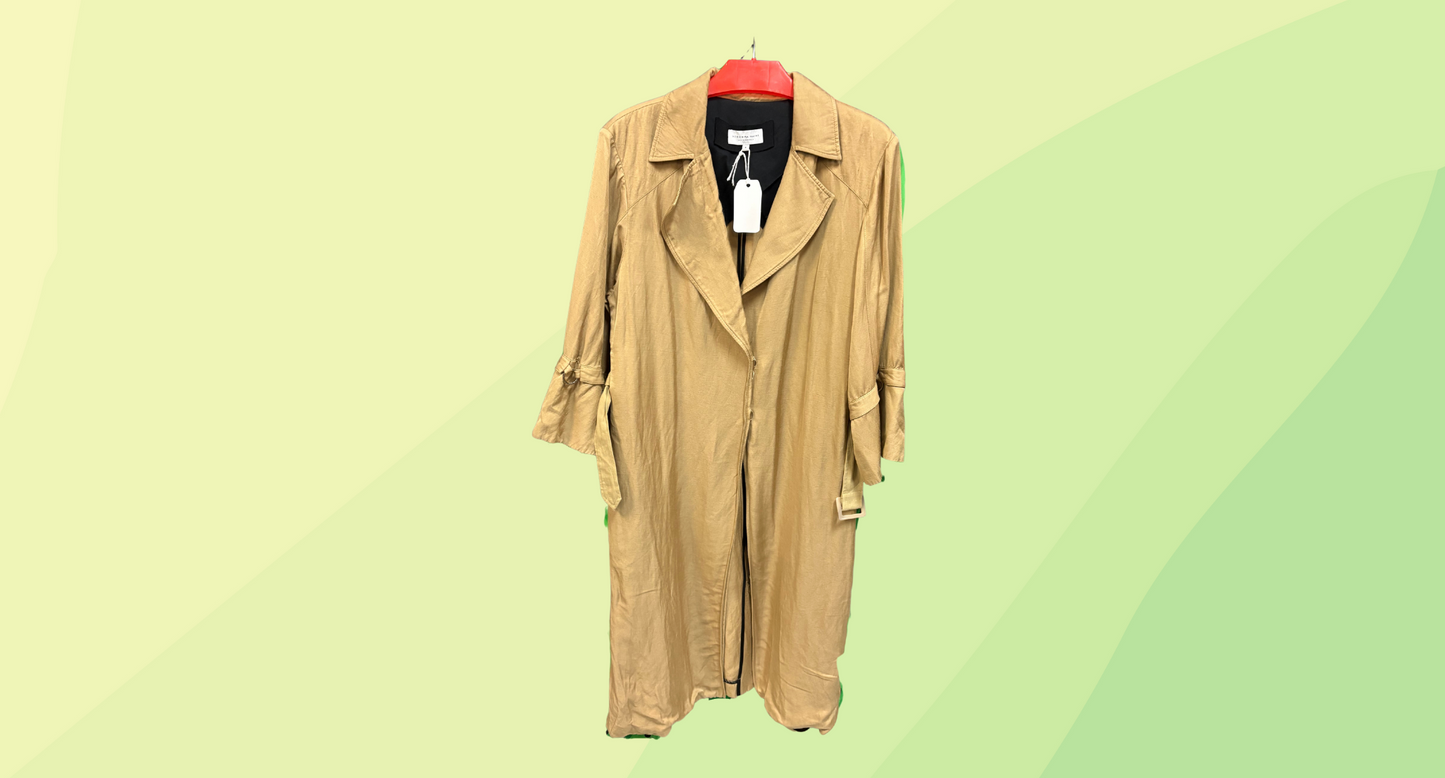Veronika Maine Lightweight Trench - 8 - Khaki Brown
