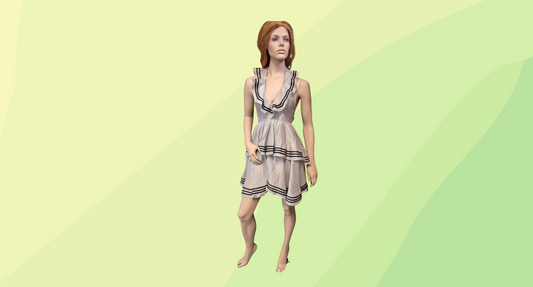 AJE Victoria Dress - Size 6 - Silver Grey