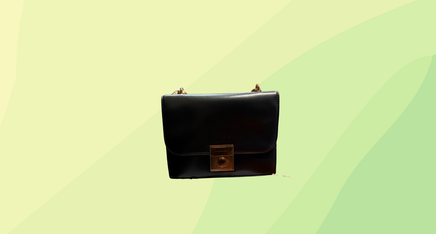Charles & Keith Satchel Bag - Black