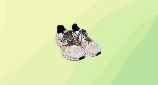 On Cloudstratus Women's Running Shoes - Size US 8 - White/Tan