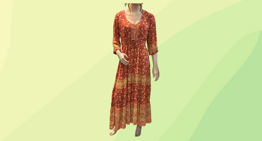 Arnhem Audrey Midi Dress RRP $229 - Size 14 - Cinnamon