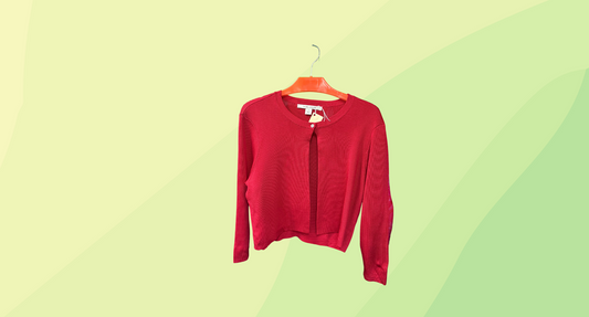Laura Ashley Cardigan - L - Red