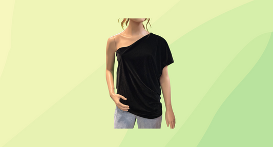 Montique Velvet Off Shoulder Top - M - Black RRP $219