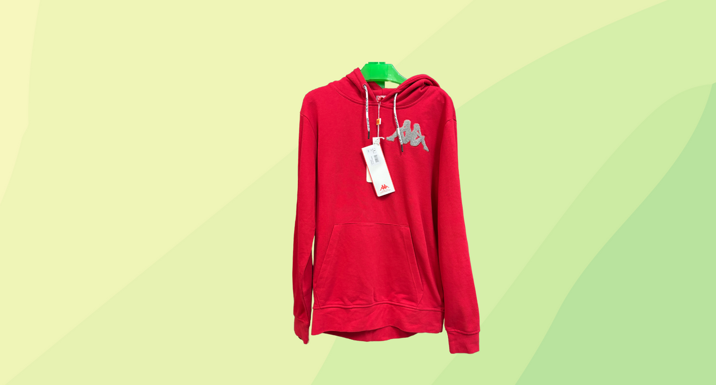 Kappa Hoodie - M - Red