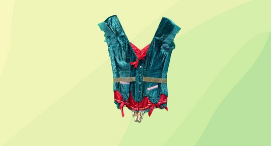 Corset Story Elf Corset - 12 - Green/Red