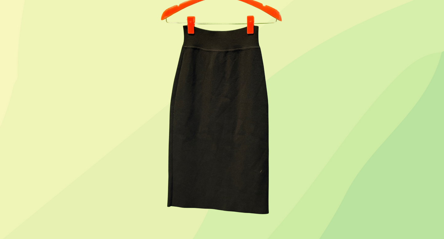 Scanlan & Theodore Knit Midi Skirt - S - Black
