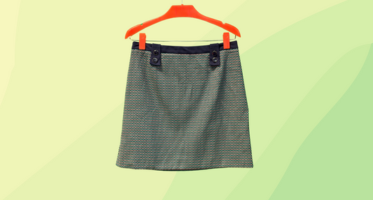 Hobbs London Skirt - Size 12 - Green/Blue