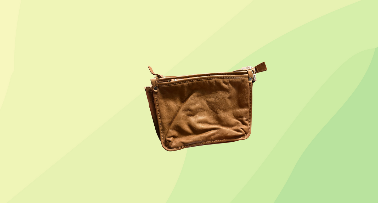 Colorado Leather Handbag - Light Brown