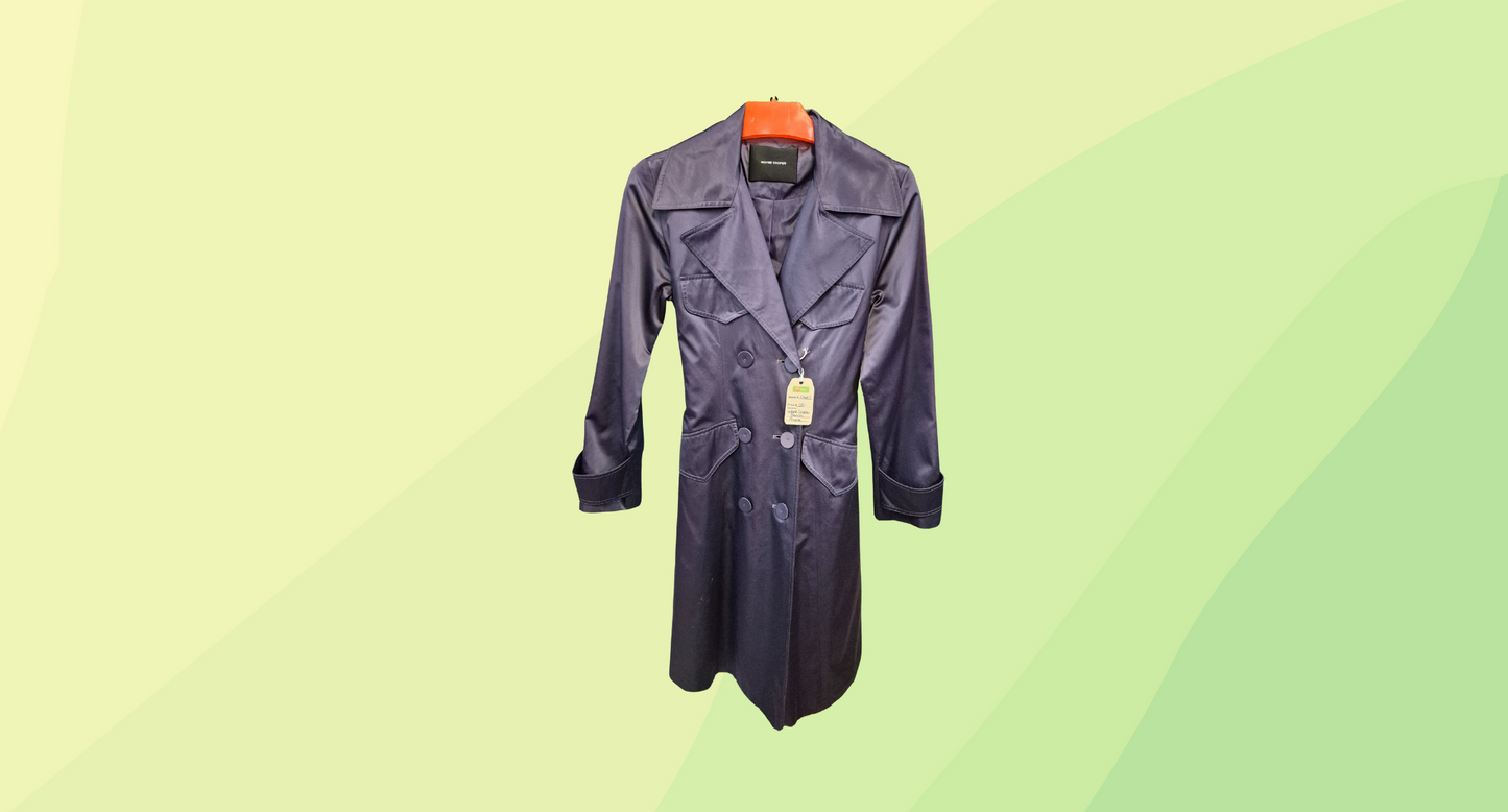 Wayne Cooper Thin Trench - Size 0 - Purple