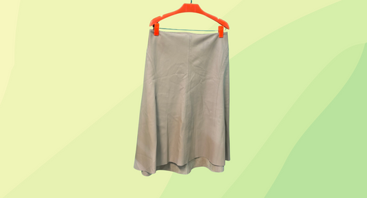 Saba Vegan Leather Skirt RRP $229 - Size 16 - Mocha