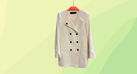 Zara Basic Blazer RRP $159 - S - White