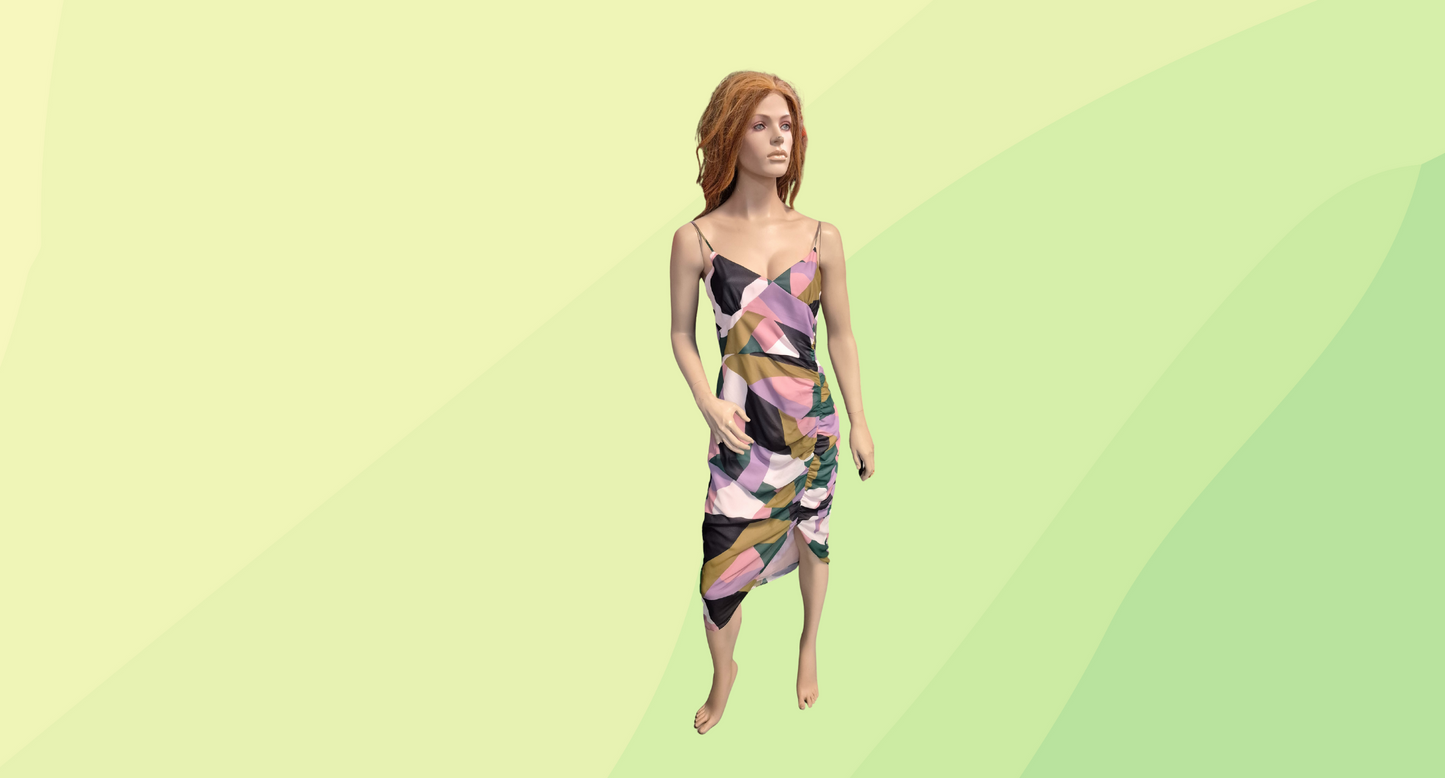 Cooper St Drape Dress - Size 12 - Multi