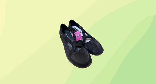 Skechers Flowers Classic Fit Slip On-Memory Foam - Size US 11 - Black