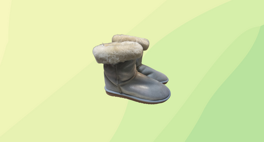 Koalabi Sheepskin Ugg Boot - Silver - Size 10