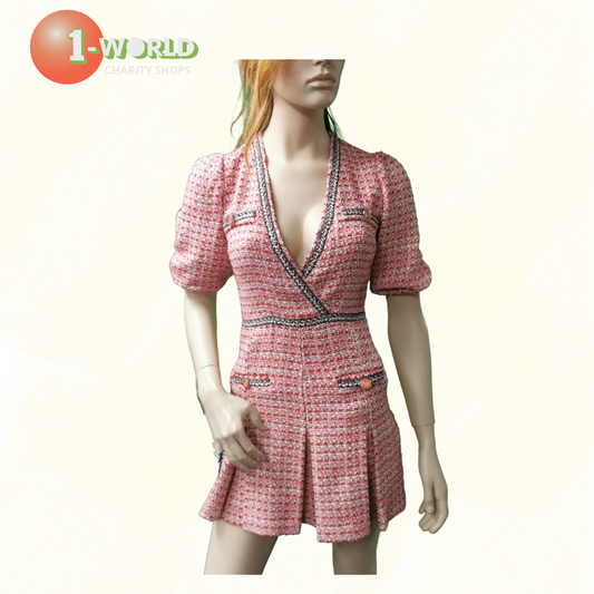 Maje knee high Dress - Size 34 Pink/Red