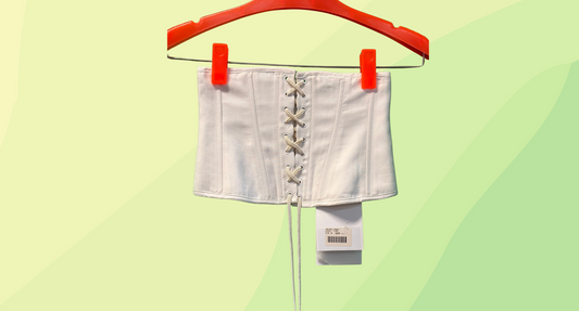Viktoria & Woods Chelsea Corset - Size 0 - Ivory RRP $329