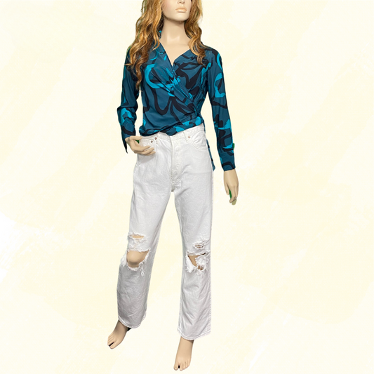 Agolde 90's Jeans Mid Rise Loose Fit - White	Size 29