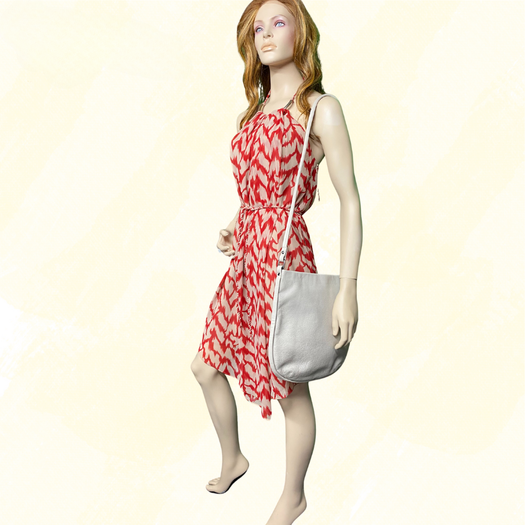 Aramani Exchange Halter neck Dress - Beige/Red 10