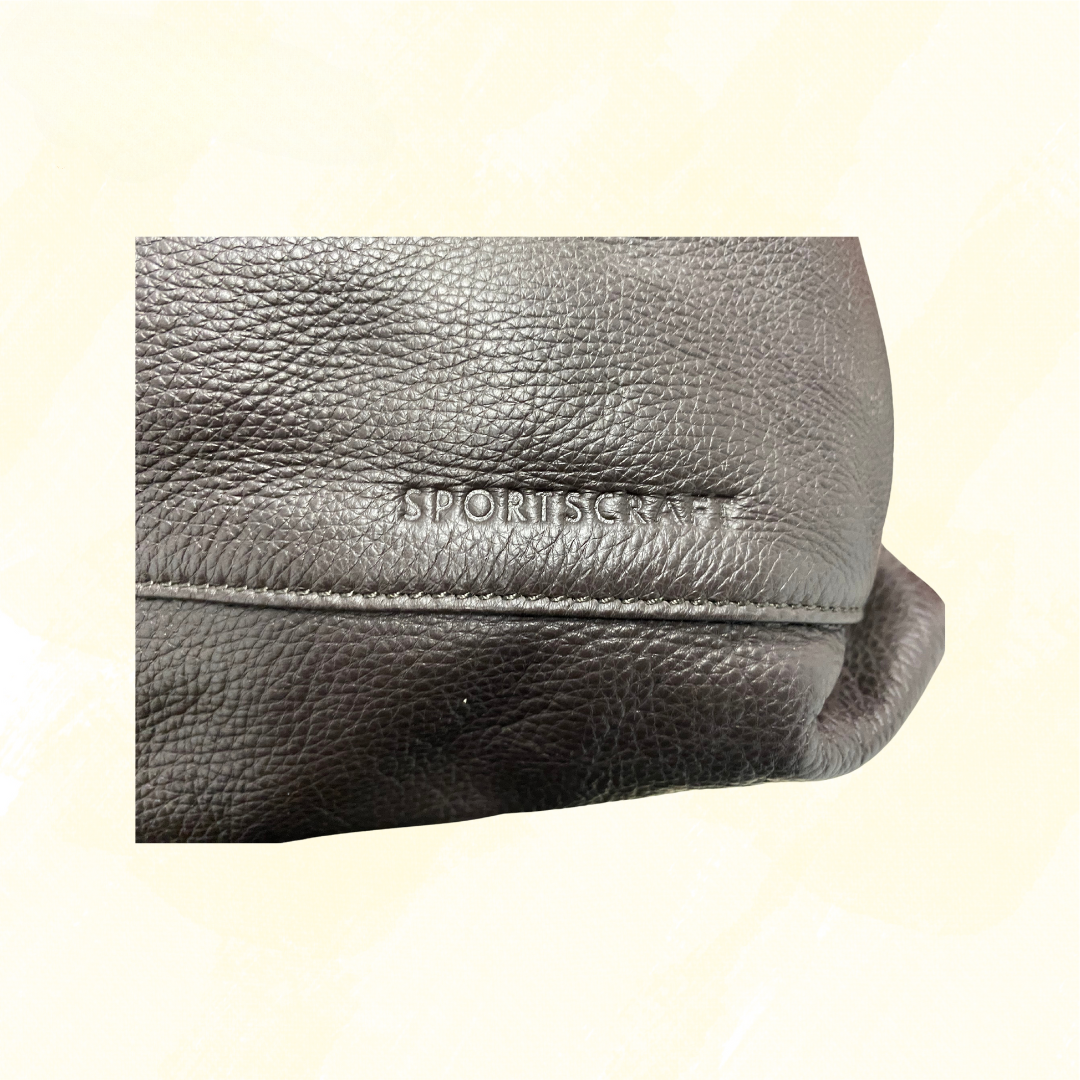Sportcraft Leather Weekender RRP $499.99 - Brown