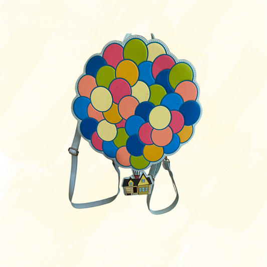 Loungefly Up Carl Balloon House Mini Backpack - Light Blue