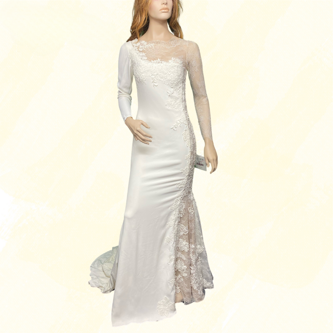 Atelier Prononvias Wedding Dress - RRP $508 - Ivory - 10