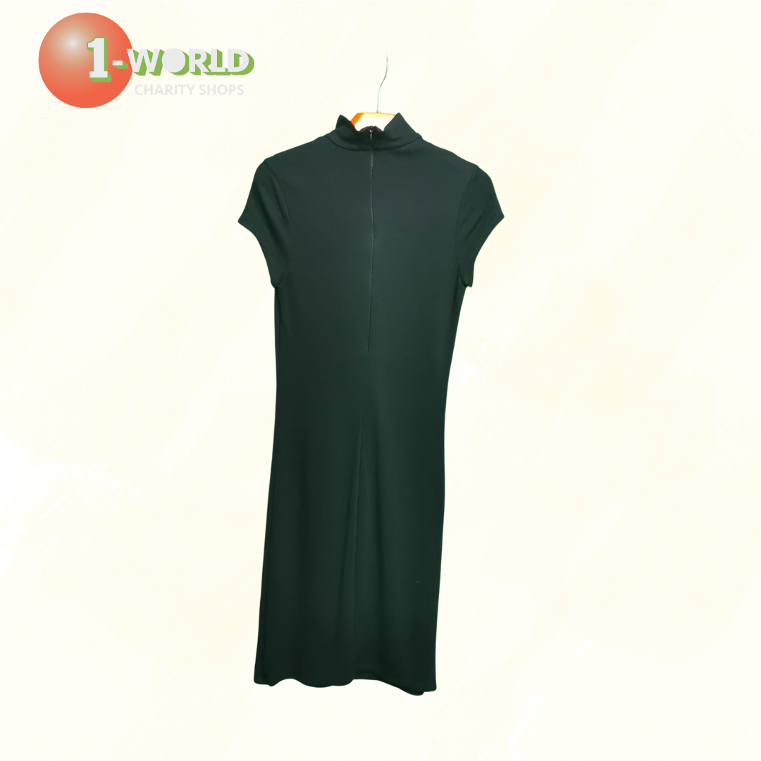 Marks & Spencer Fitted high neck, cap sleeve - 10 Black