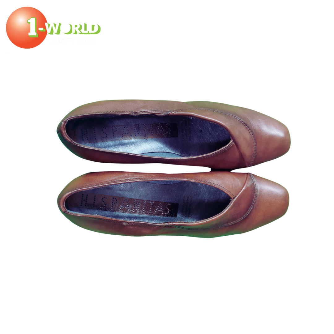 Hispanitas Leather Brown Shoe - EU 39