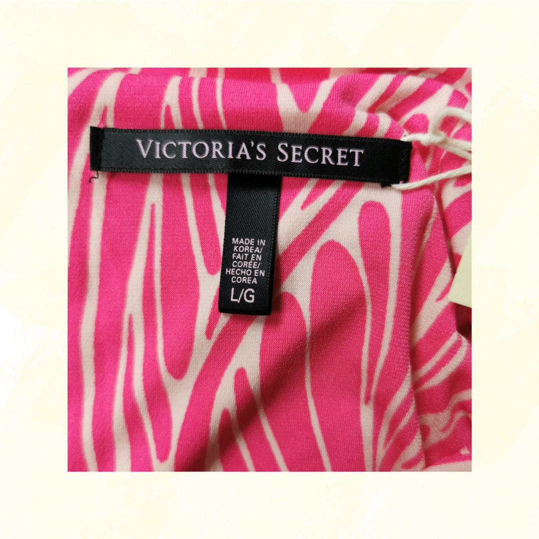 Victoria Secret Dress - Size L - Pink/White