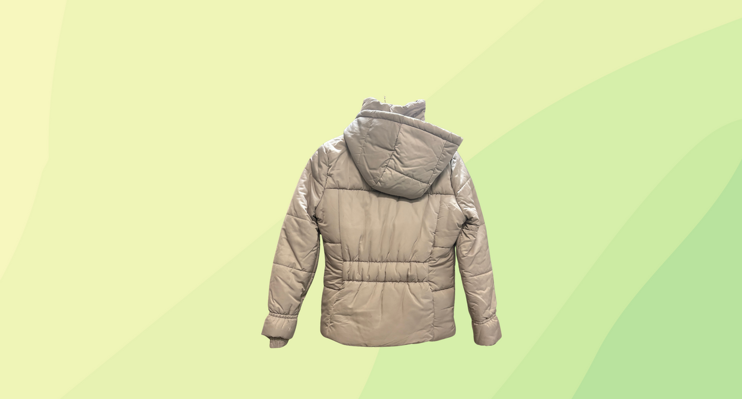 Witchery Puffer Jacket - Size 6 - Dusty Pink
