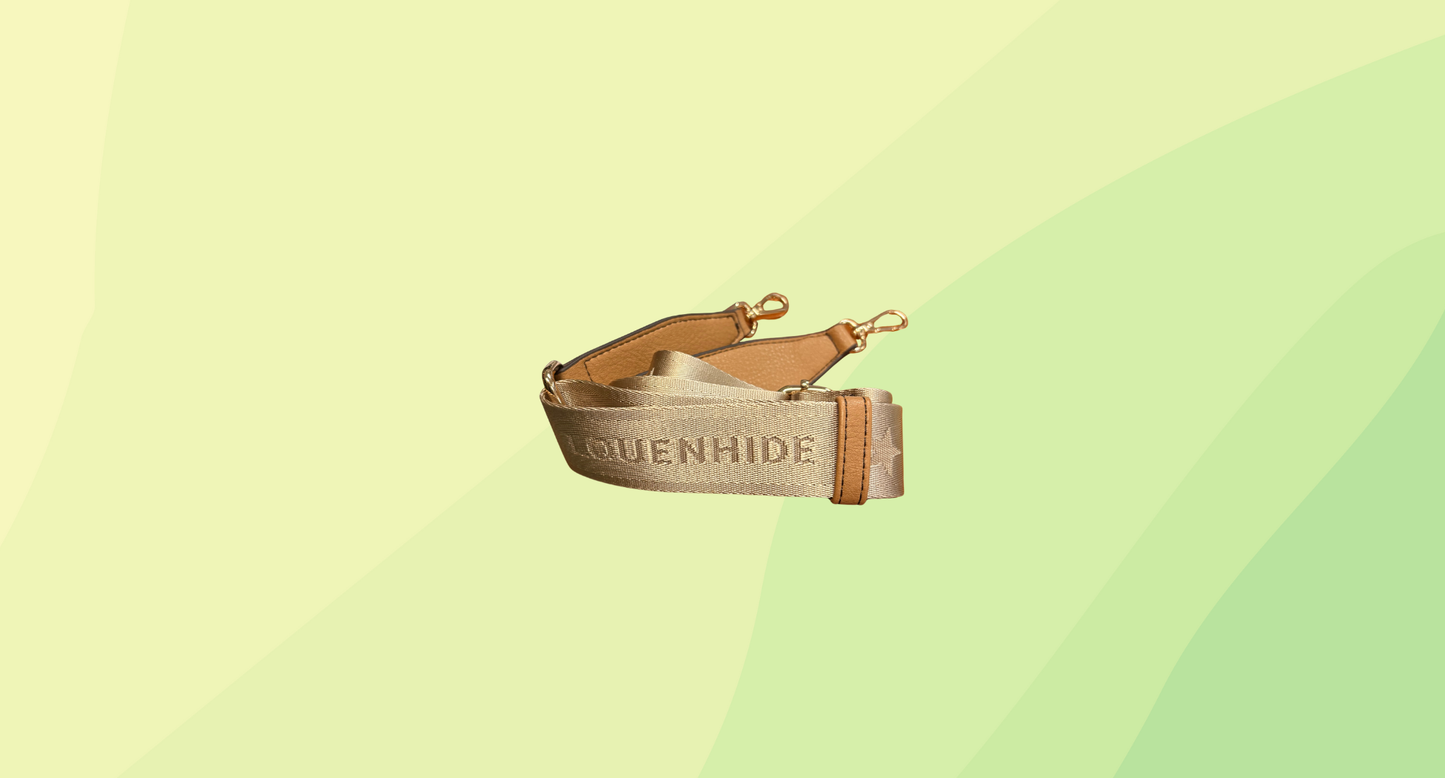 Louenhide Bag Strap - Bronze/Tan
