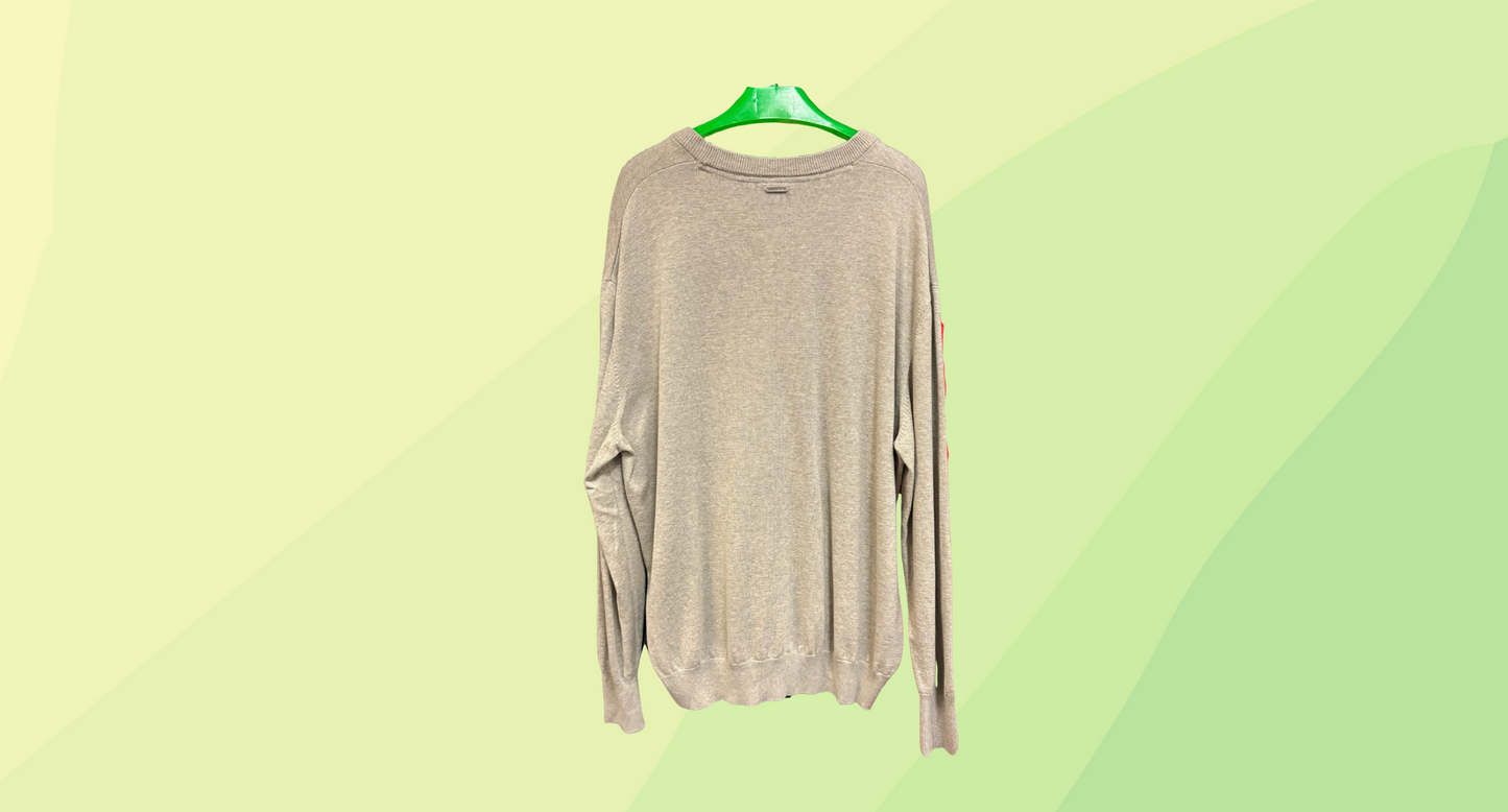 Industrie Mens The Del Sur Knit RRP $69.95 - L - Wheat