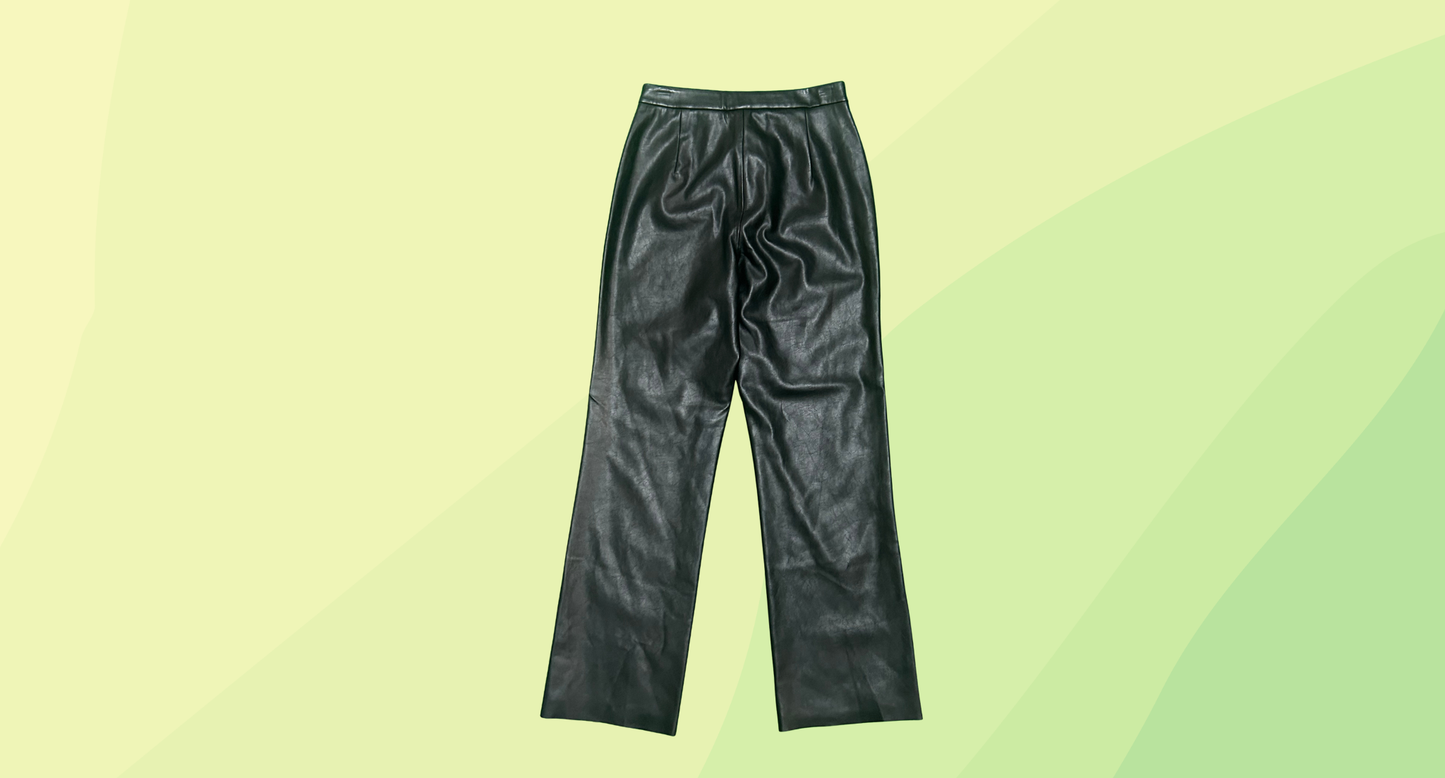 Portmans Faux Leather Pants RRP $129.95 - Size 10 - Black