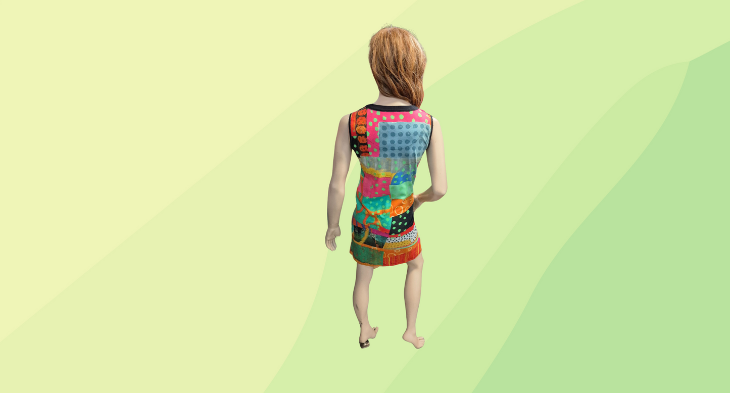 Dolcezza Zip Front Dress - M - Multi